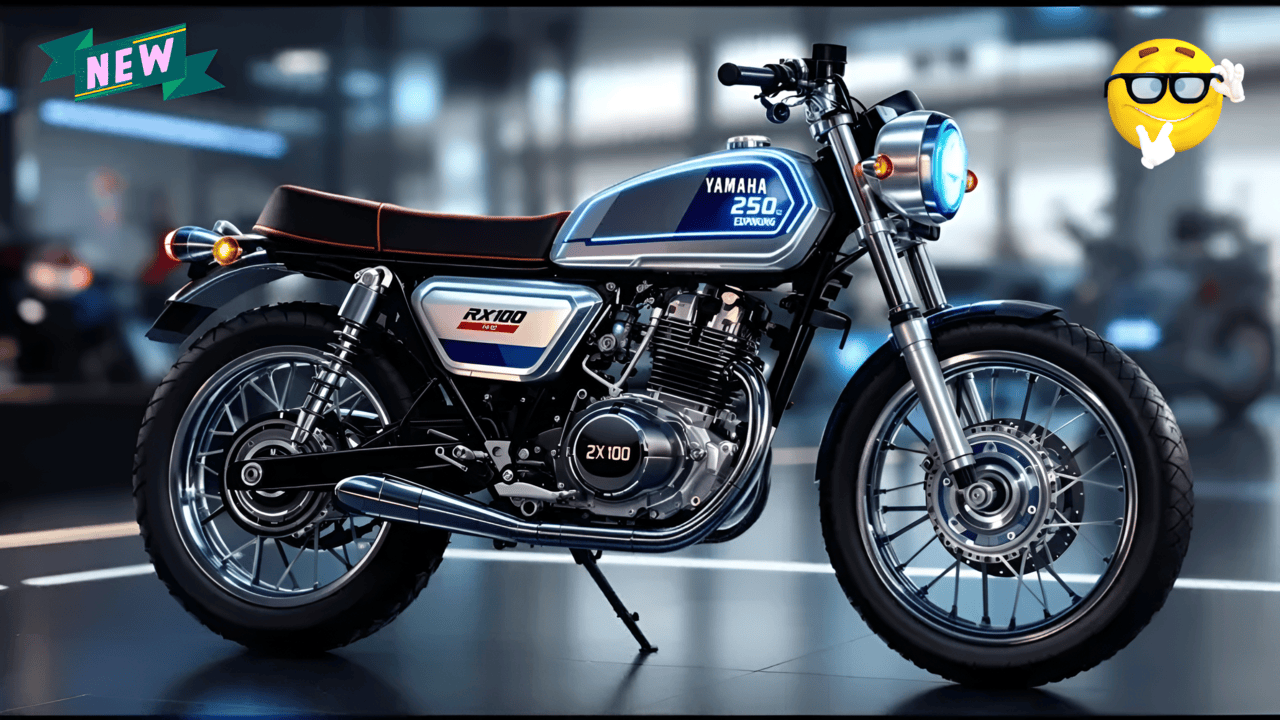 Yamaha Unveils Powerful RX 250 Bike! 249cc Engine, 130 kmph Speed, and Impressive 40 kmpl Mileage, Along with a Stylish LCD Display
